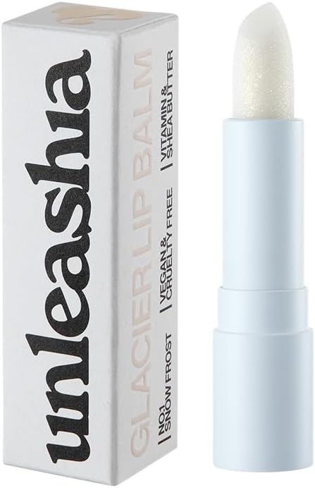 UNLEASHIA Glacier Vegan Lip Balm No.1 Snow Frost – vegan lip balm with hydration and natural shine