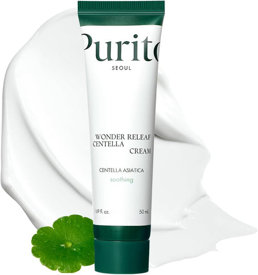 Purito Wonder Releaf Centella Cream 50 ml – soothing Korean cream with centella for sensitive skin