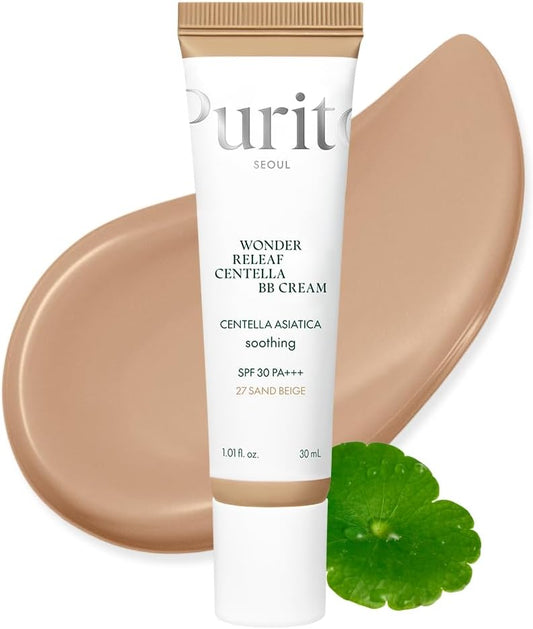 Purito Seoul Wonder Releaf Centella BB Cream #27 Sand Beige SPF30 PA+++ 30 ml – Korean BB cream with centella