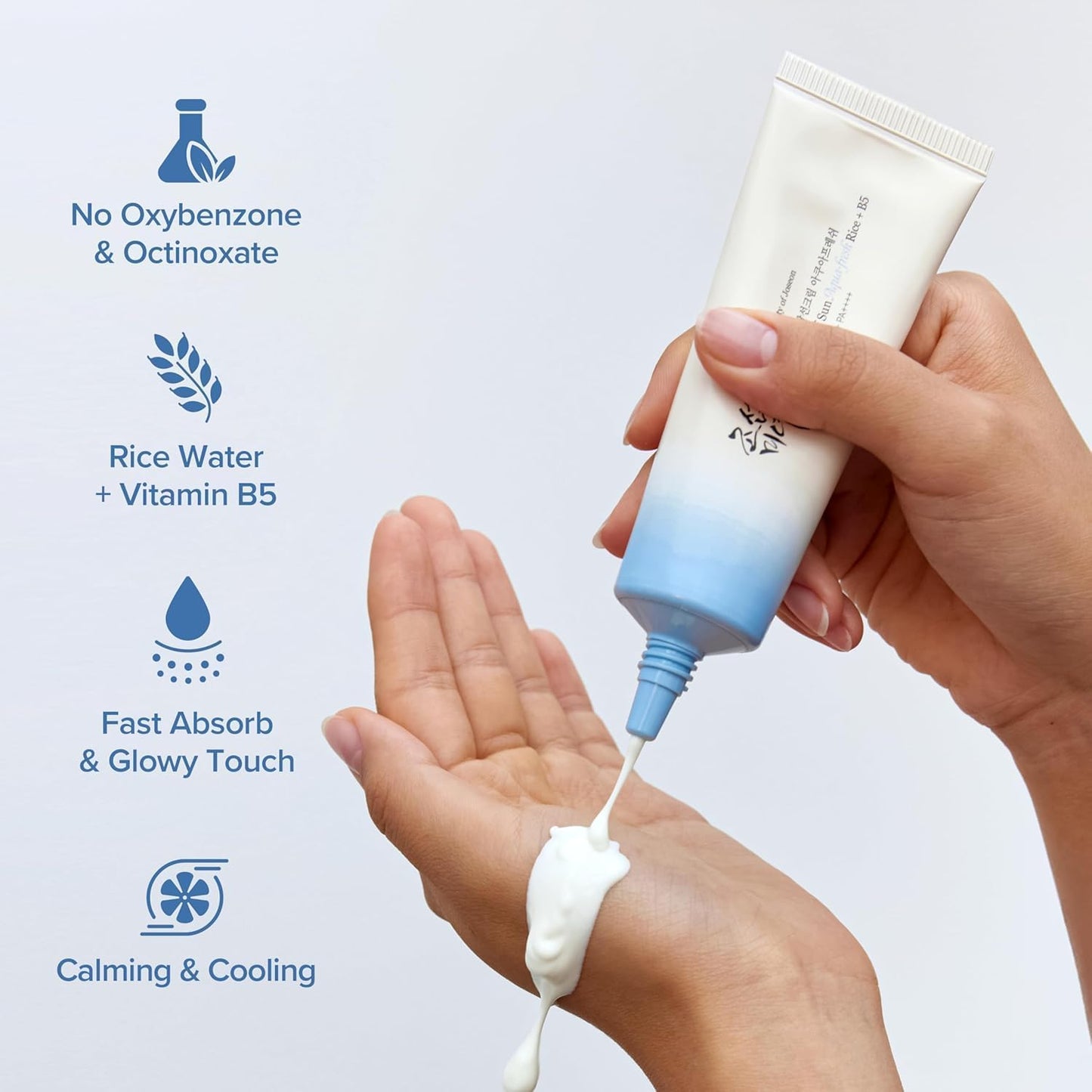 Beauty of Joseon Relief Sun: Aqua-Fresh Rice + B5 Sunscreen 50 ml – light Korean sunscreen