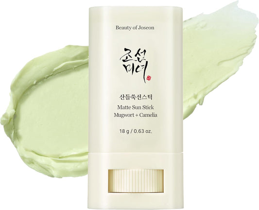 Beauty of Joseon Matte Sun Stick Mugwort & Camellia SPF50 – Korean matte sunscreen stick 18 g
