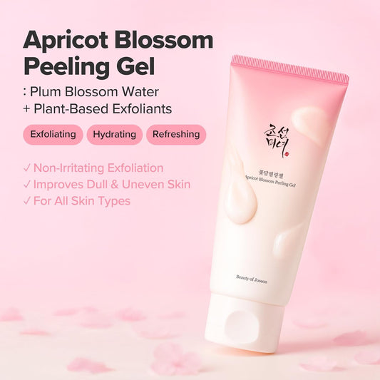 Beauty Of Joseon Gentle Exfoliator Apricot Blossom Peeling Gel 100 ml – gentle exfoliating gel for radiant and smooth skin