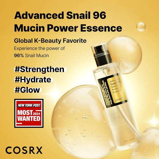 COSRX Advanced Snail 96 Mucin Power Essence 100 ml – regenerating essence with 96% snail mucin for hydration and restoration