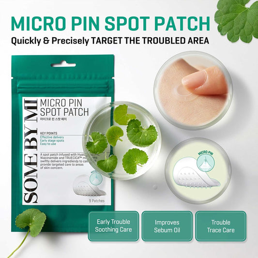 Some By Mi Micro Pin Spot Patch — 9 pcs. – Korean patches for topical treatment with micro-pins