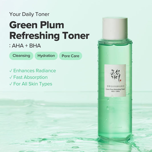 Beauty of Joseon Green Plum Refreshing Toner AHA + BHA 150 ml – Korean refreshing exfoliating toner