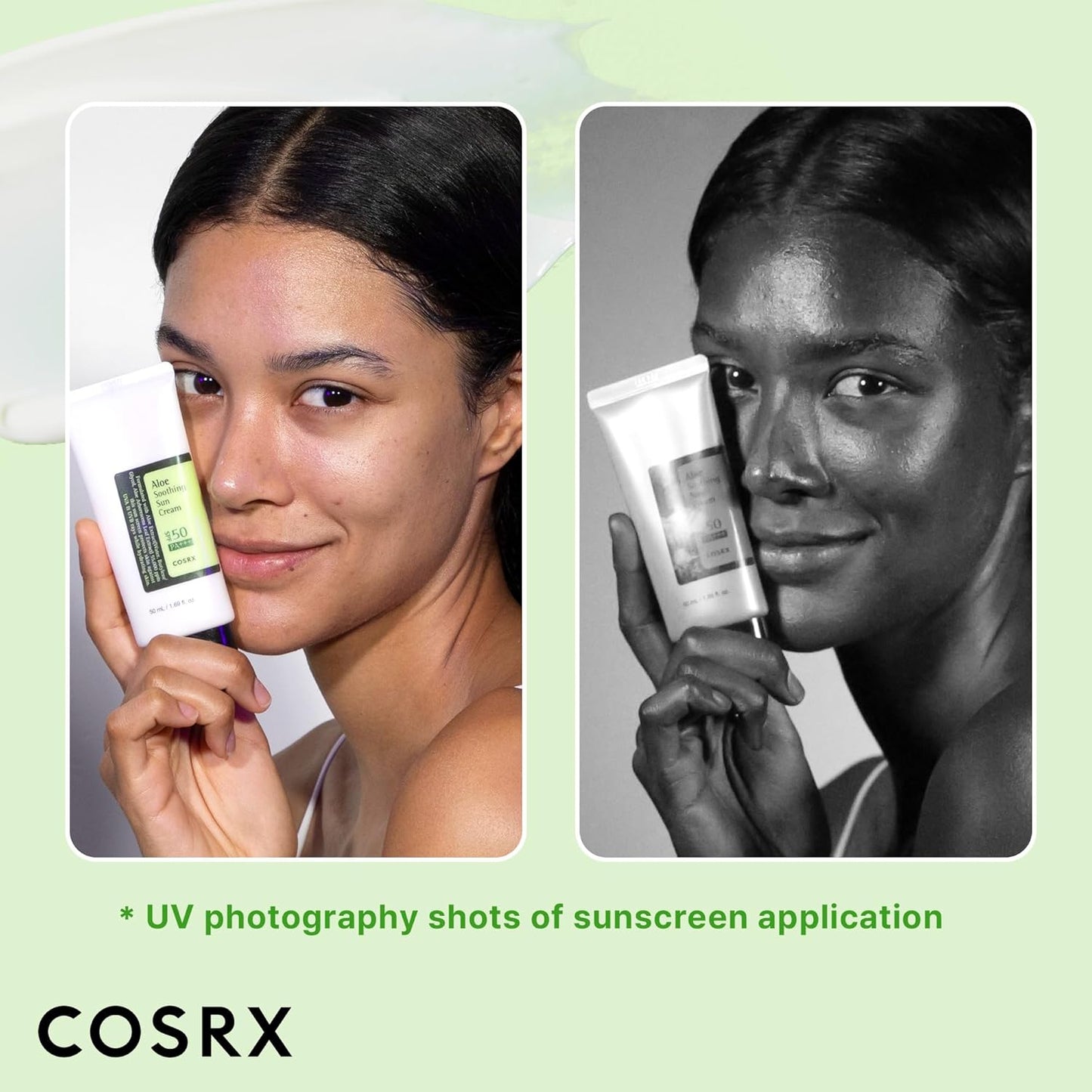 COSRX Aloe Soothing Sun Cream SPF50+ PA+++ 50 ml – Korean sunscreen with aloe for sensitive skin