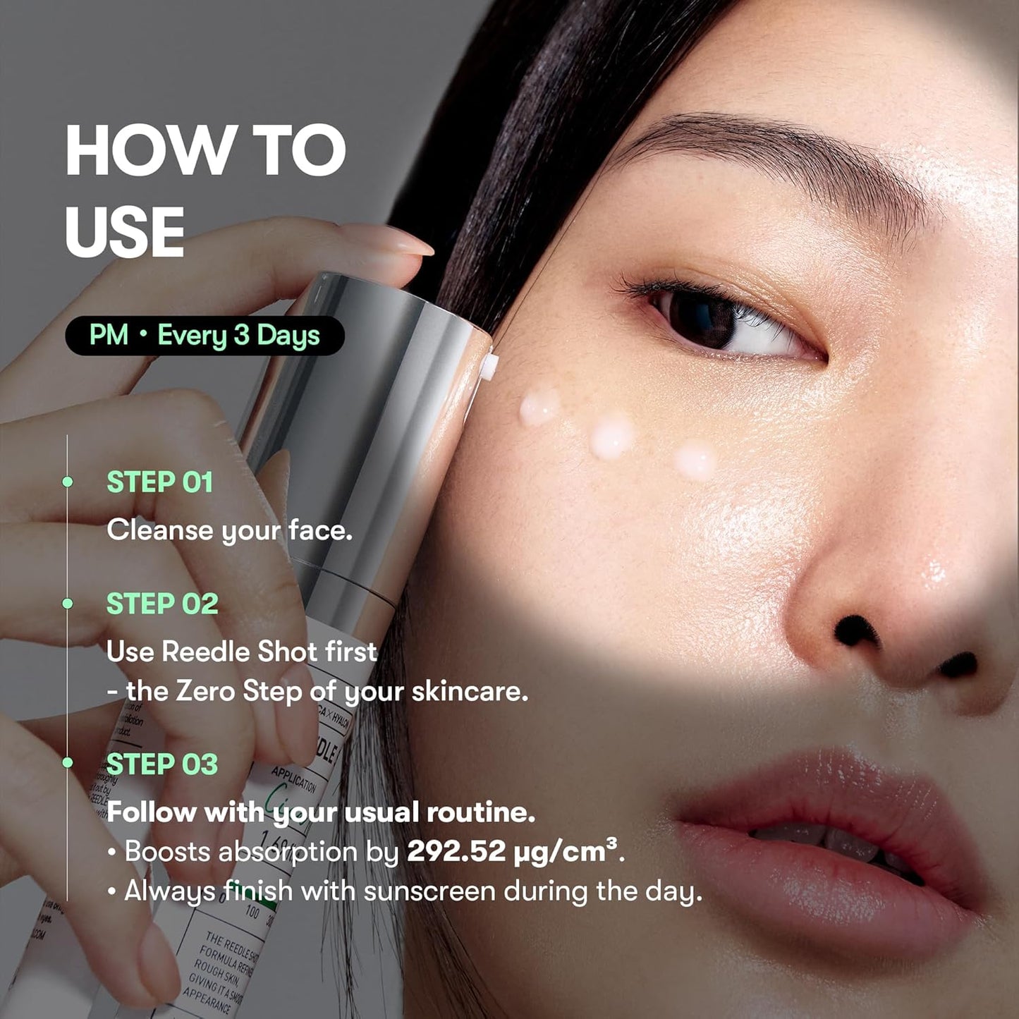 VT Cosmetics Reedle Shot 300 Microneedle Face Booster 10 × 2 ml – Korean microneedle face booster