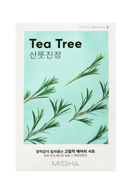 MISSHA Airy Fit Tea Tree Sheet Mask – Soothing sheet mask with tea tree 19 g