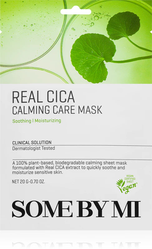 Some By Mi Real Care Mask Cica Calming Care Mask – 20 g – soothing mask with CICA.