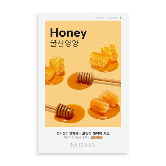 MISSHA Honey Airy Fit Nourishing Sheet Mask – Nourishing sheet mask with honey 19 g