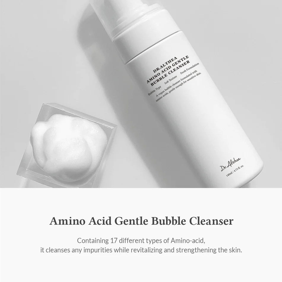 Dr. Althea Amino Acid Gentle Bubble Cleanser 140 ml – gentle cleansing mousse with amino acids