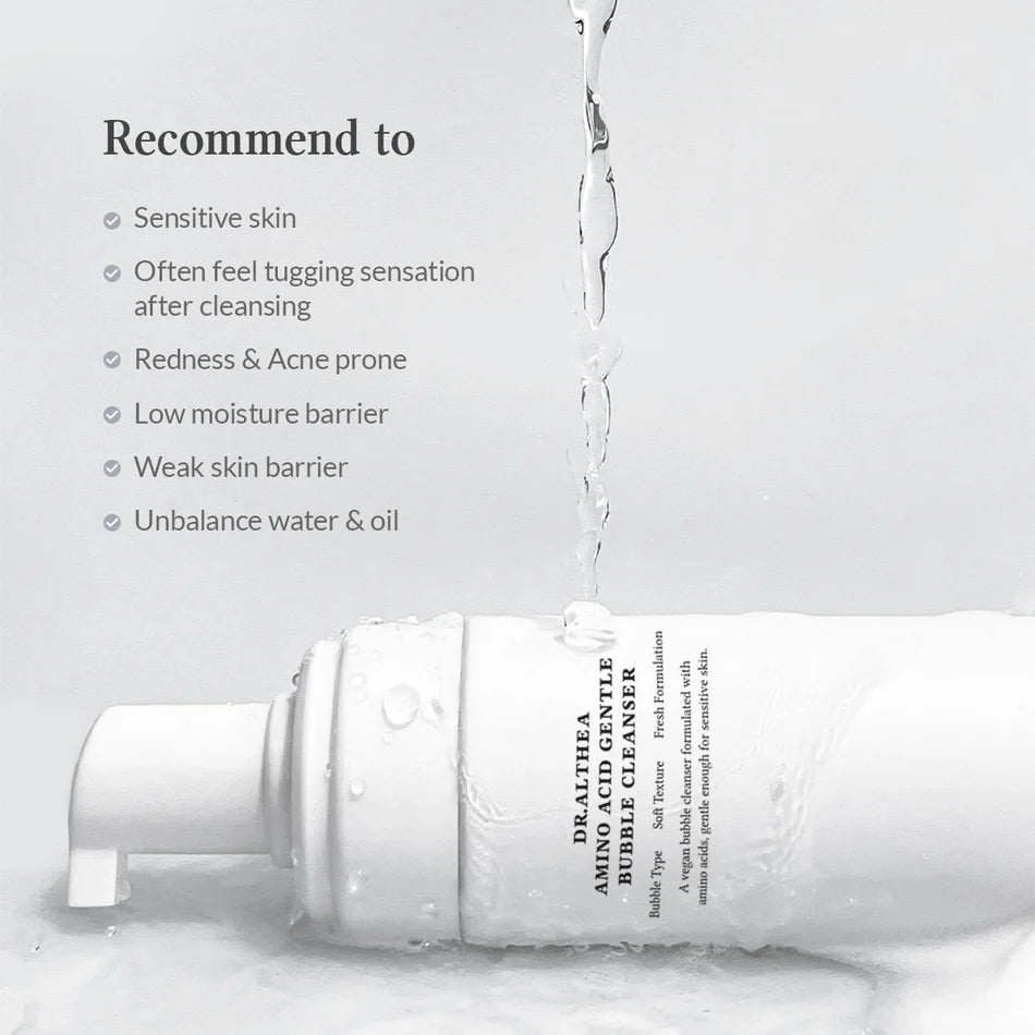 Dr. Althea Amino Acid Gentle Bubble Cleanser 140 ml – gentle cleansing mousse with amino acids