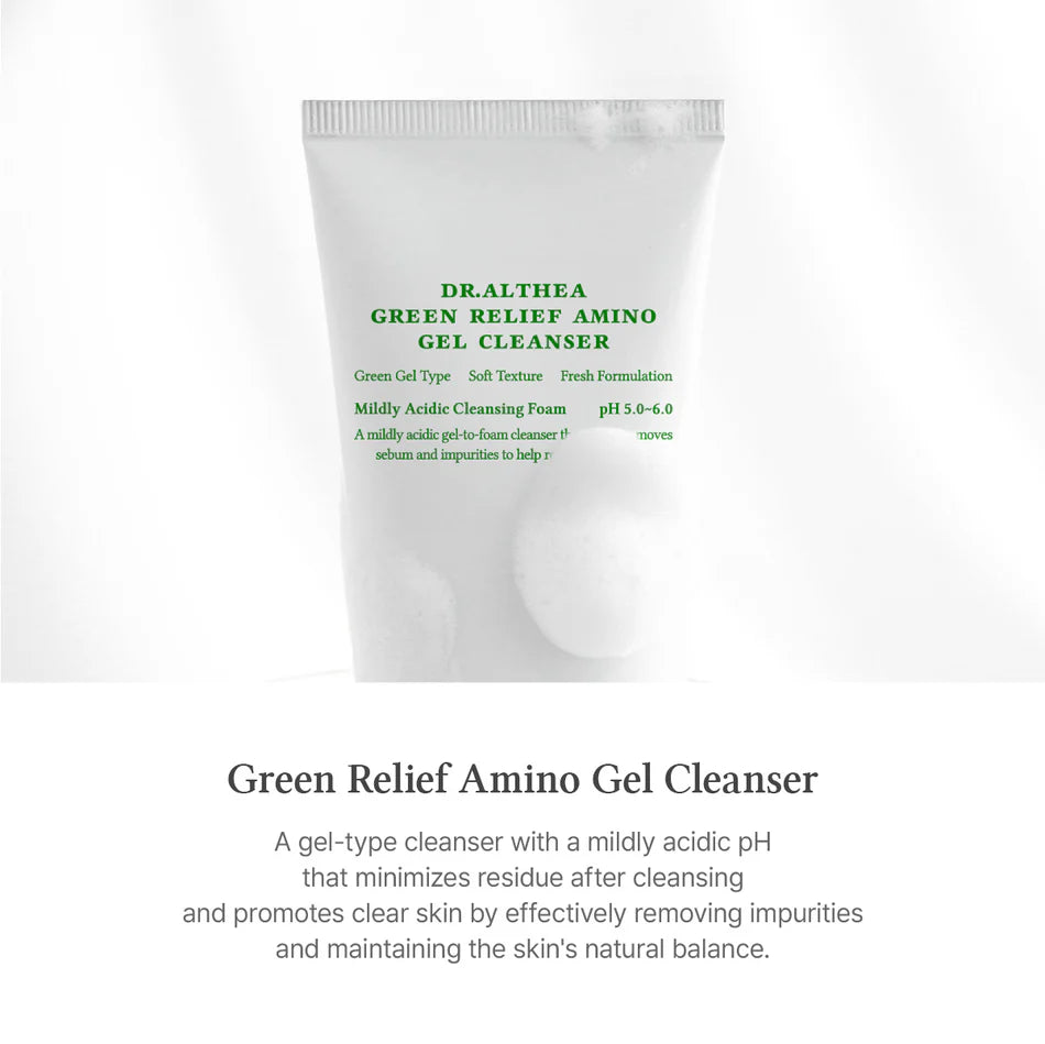Dr. Althea Green Relief Amino Gel Cleanser – light hydrating cleansing gel