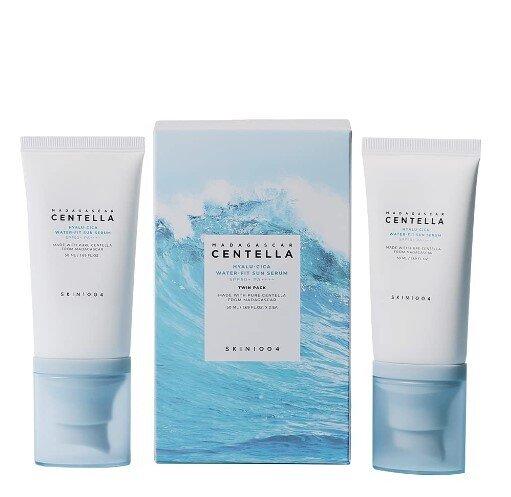 SKIN1004 Madagascar Centella Hyalu-Cica Water-Fit Sun Serum SPF50+ PA++++ Gift Set – Gift set of sun protection serum with centella and hyaluronic acid SPF50+