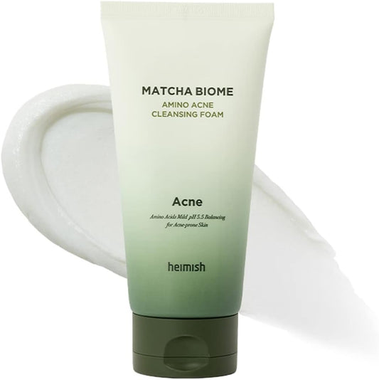 Heimish Matcha Biome Amino Acne Cleansing Foam 150 ml – anti-acne cleansing foam with matcha and amino acids