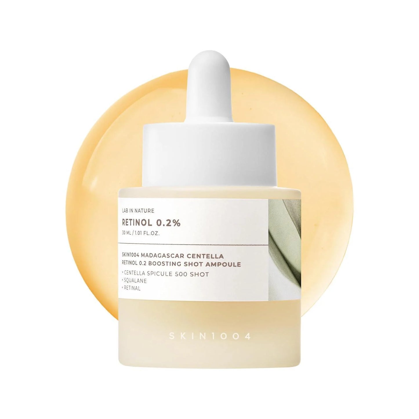 Skin1004 Madagascar Centella Retinol 0.2 Boosting Shot Ampoule 30 ml - Korean booster ampoule with retinol and centella