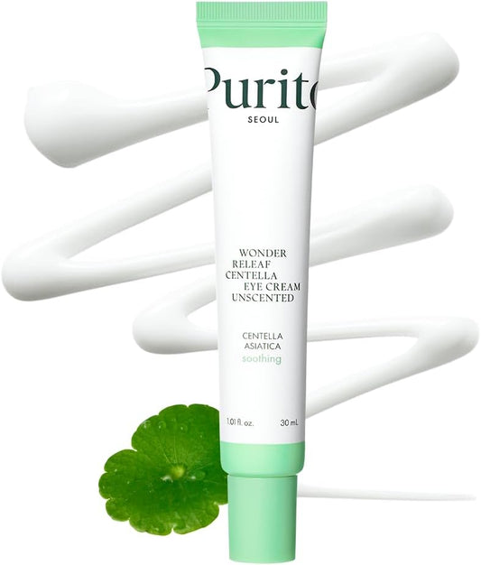 Purito Centella Unscented Eye Cream 30 ml – gentle eye cream with centella for hydration and smoothing.