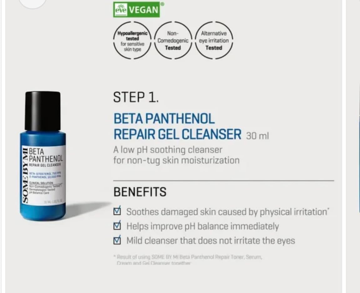 Some By Mi Beta Panthenol Repair Starter Kit – a repairing starter kit with beta-panthenol