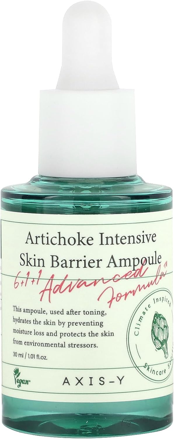 Axis-Y Artichoke Intensive Skin Barrier Ampoule 30 ml – hydrating serum to strengthen the skin barrier