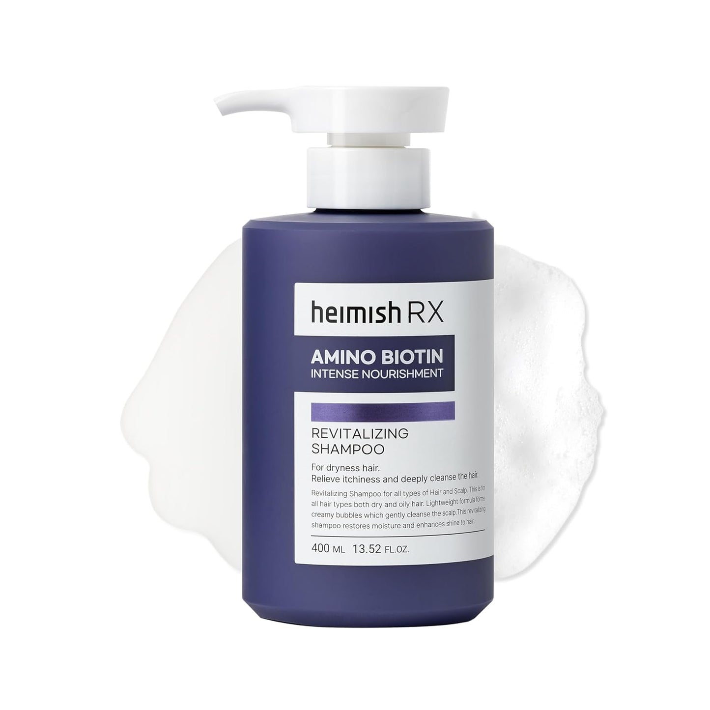 Heimish Rx Amino Biotin Revitalizing Shampoo 400 ml – Korean revitalizing shampoo with amino acids and biotin