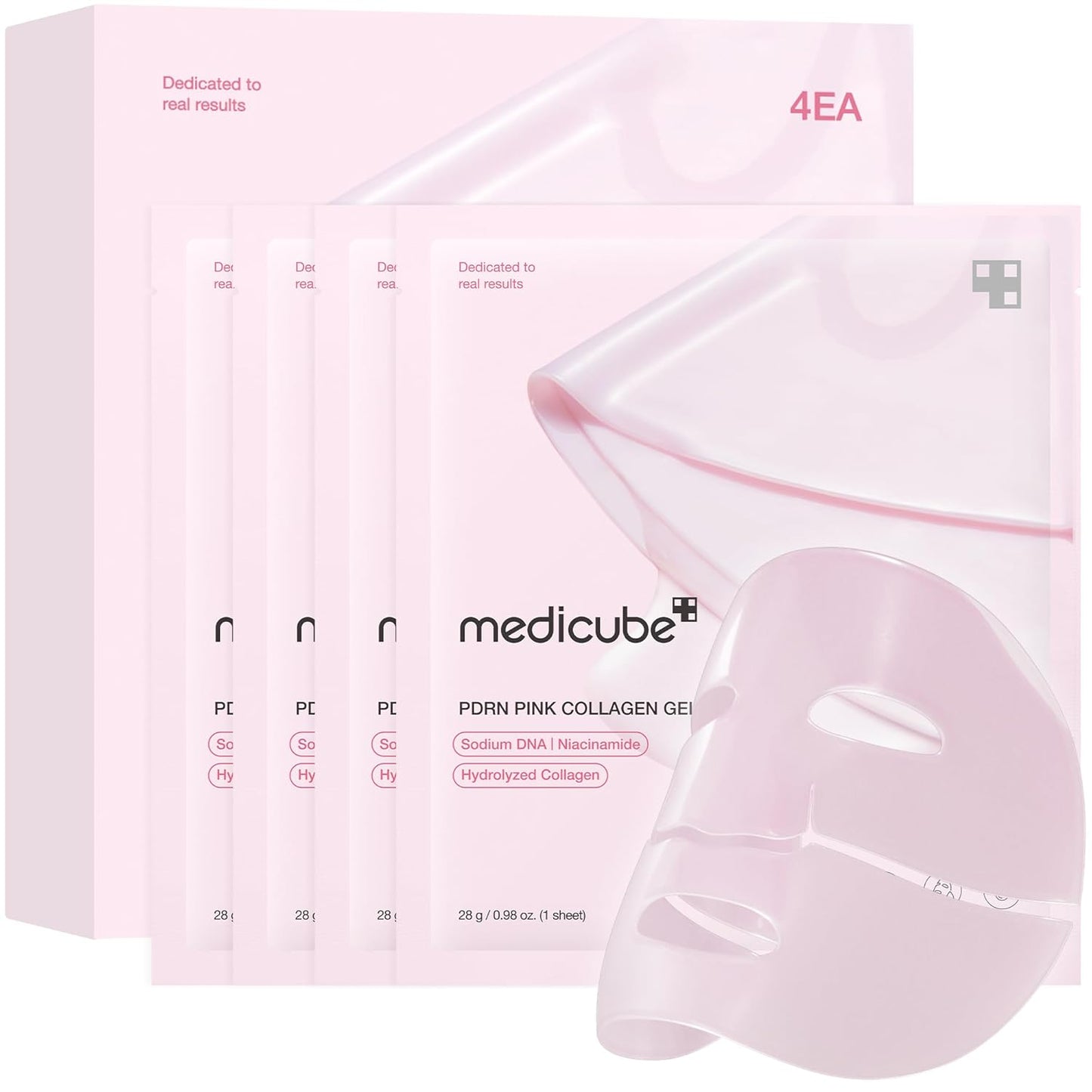 Medicube Salmon DNA PDRN Pink Collagen Jelly Gel Mask 4 pcs. – Korean overnight jelly face mask