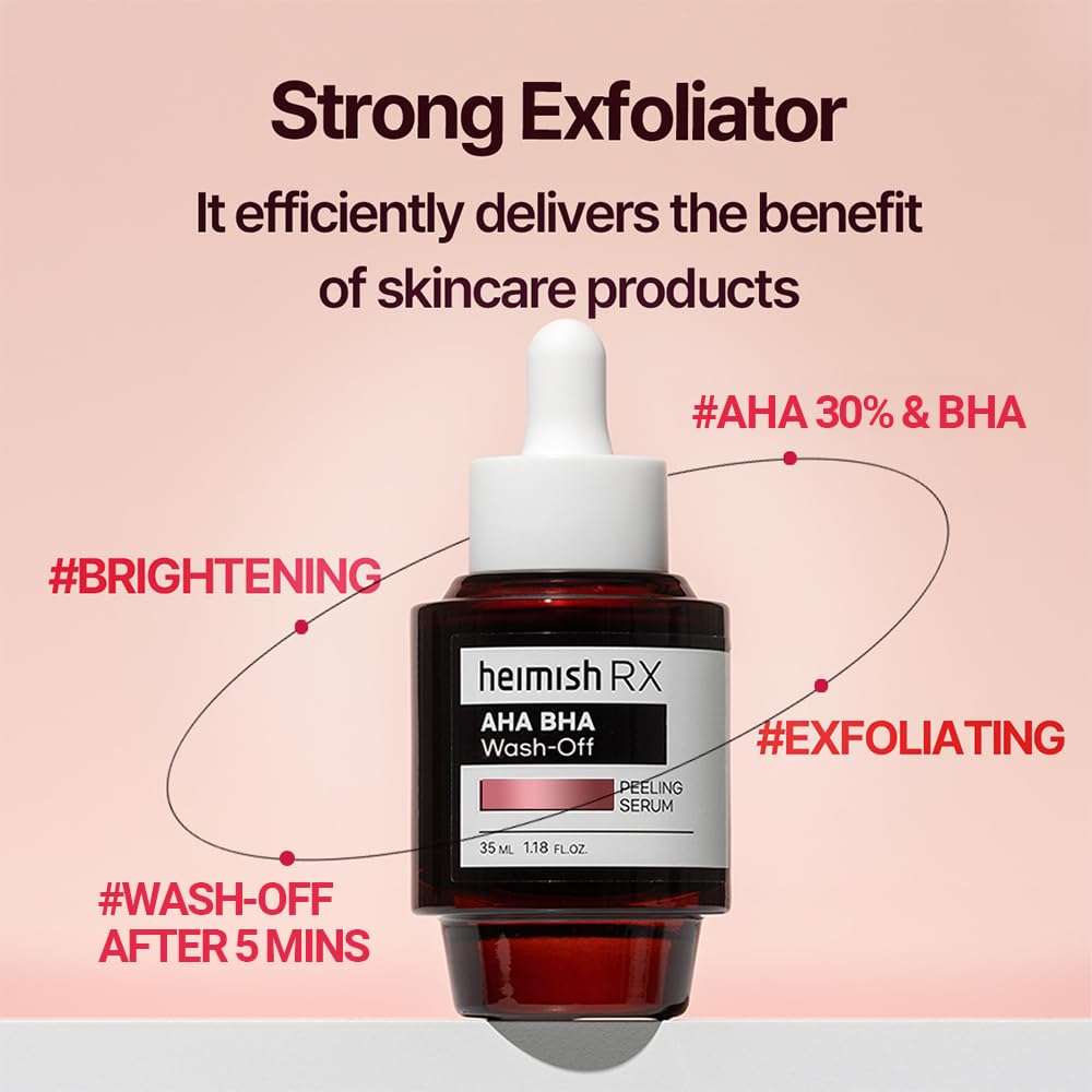 Heimish Rx AHA BHA 30% Peeling Serum – Korean washable chemical peeling serum