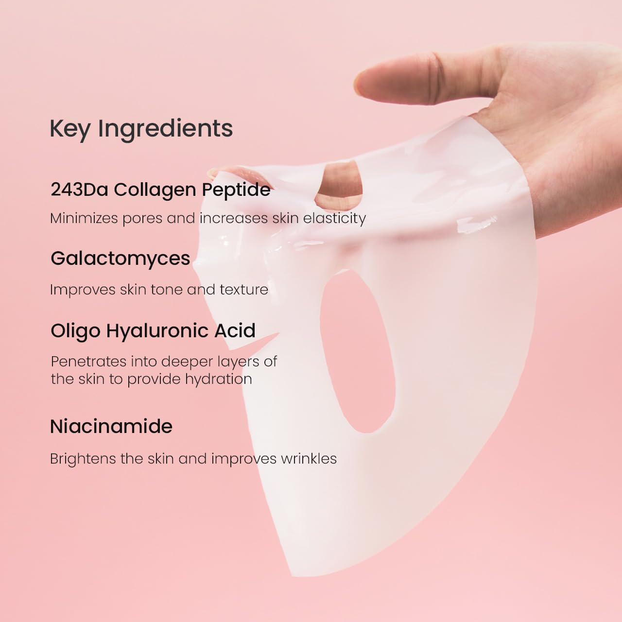 Biodance Bio Collagen Real Deep Mask 4pcs × 34 g – Korean deep nourishing collagen mask