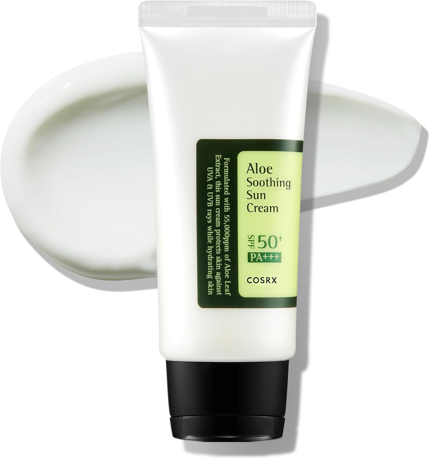 COSRX Aloe Soothing Sun Cream SPF50+ PA+++ 50 ml – Korean sunscreen with aloe for sensitive skin