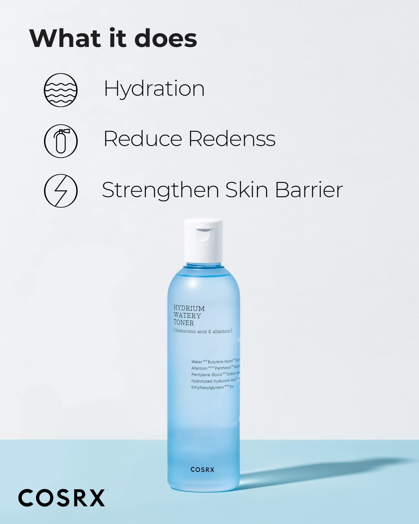 COSRX Hydrium Watery Toner 150 мл – Хидратиращ тонер с хиалуронова киселина