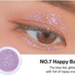 UNLEASHIA Get Loose Glitter Gel Mini No.7 Happy Baker – Korean glitter gel for eyes and face, long-lasting and vegan