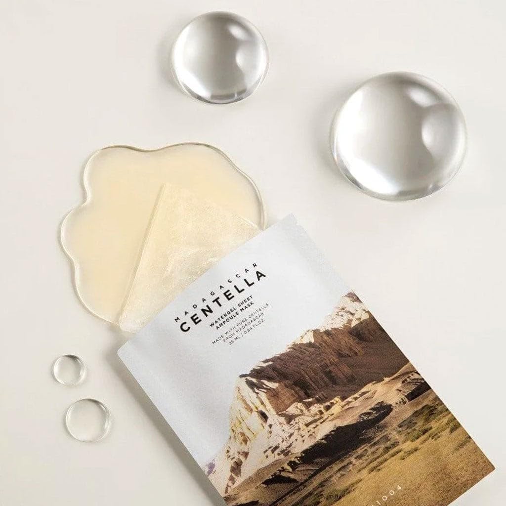 Skin1004 Madagascar Centella Soothing Watergel Sheet Ampoule Mask – soothing and hydrating sheet mask with centella