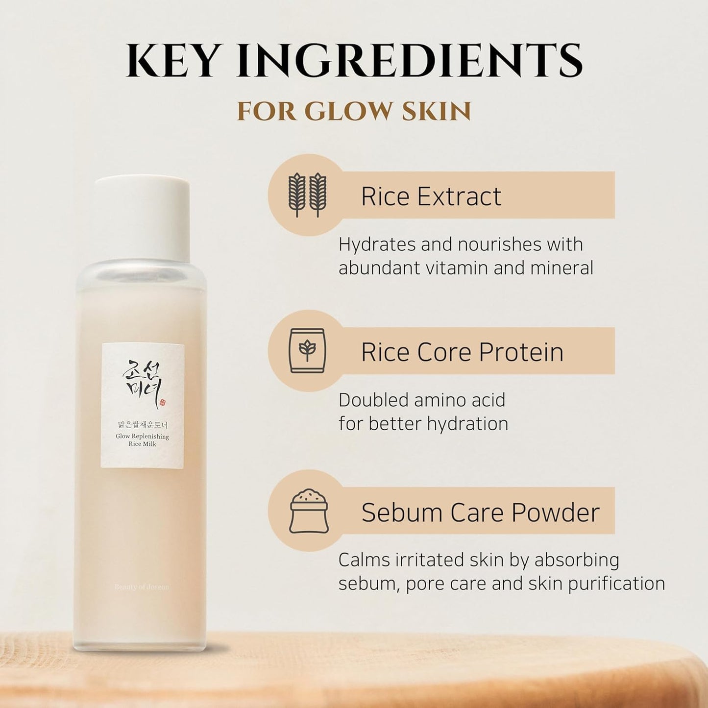 Beauty of Joseon Glow Replenishing Rice Milk 150 ml – Korean brightening and nourishing toner with rice milk