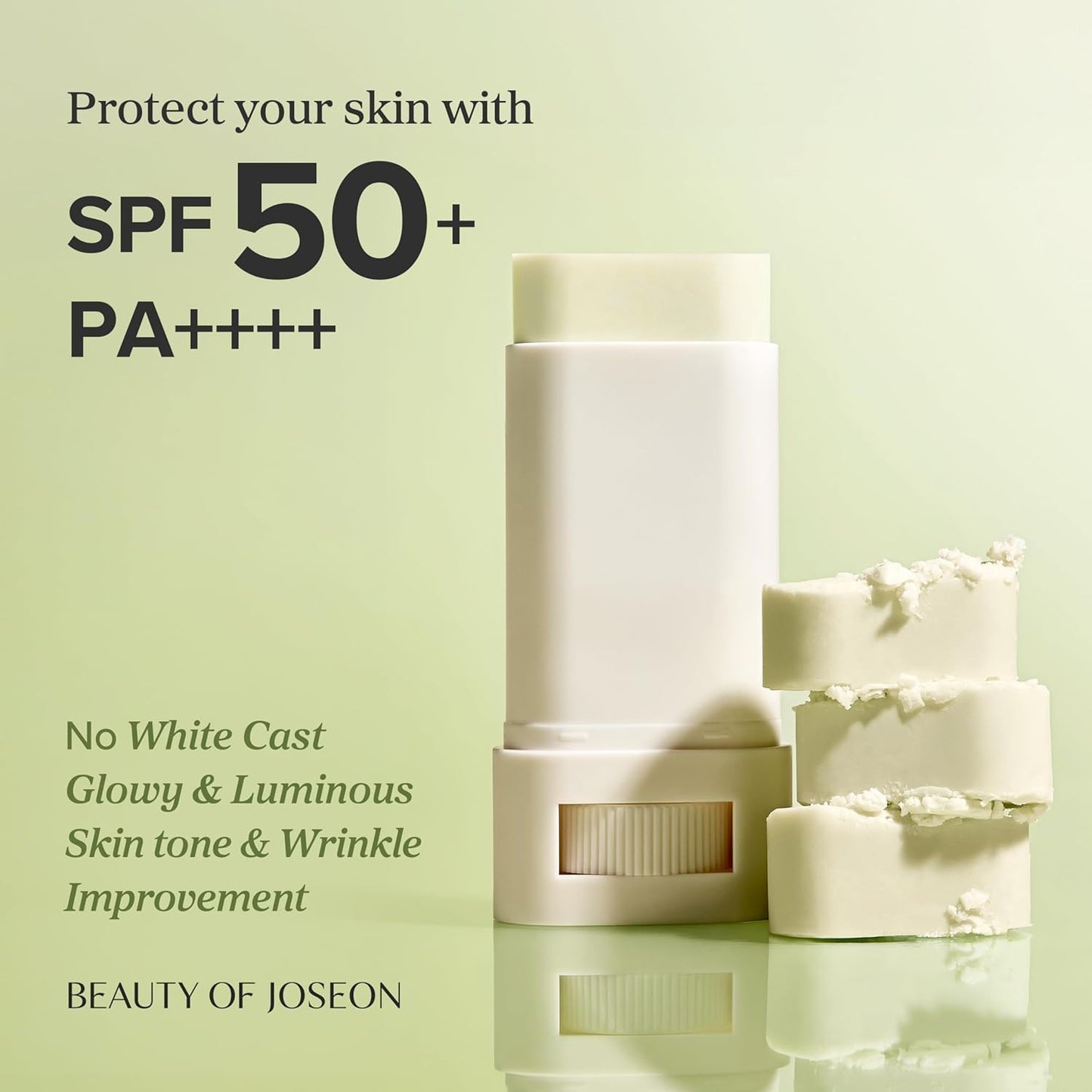 Beauty of Joseon Matte Sun Stick Mugwort & Camellia SPF50 – Korean matte sunscreen stick 18 g