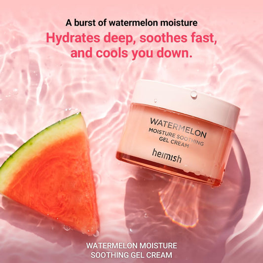 Heimish Watermelon Moisture Soothing Gel Cream 110 ml – hydrating gel-cream with watermelon for fresh and soothed skin