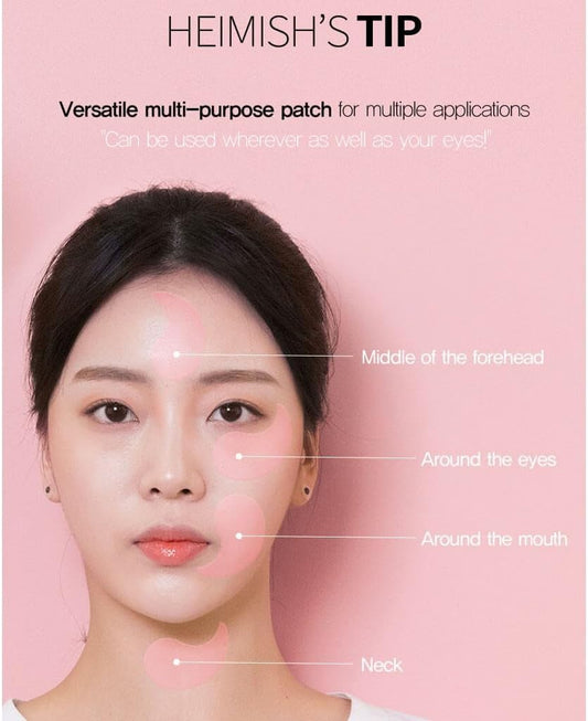 Heimish Hydrogel Eye Patch with Bulgarian Rose Water 60 pcs. – Korean hydrogel eye contour patches with Bulgarian rose water