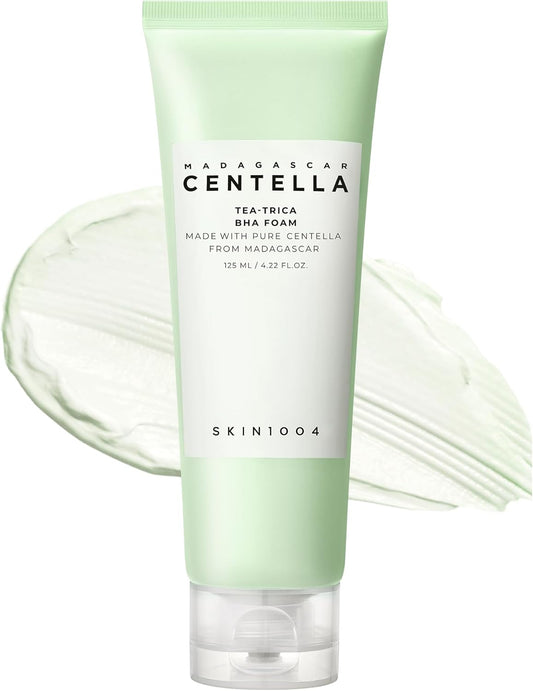 Skin1004 Madagascar Centella Teatrica BHA Foam 125 ml – cleansing foam with tea tree and centella for problematic skin