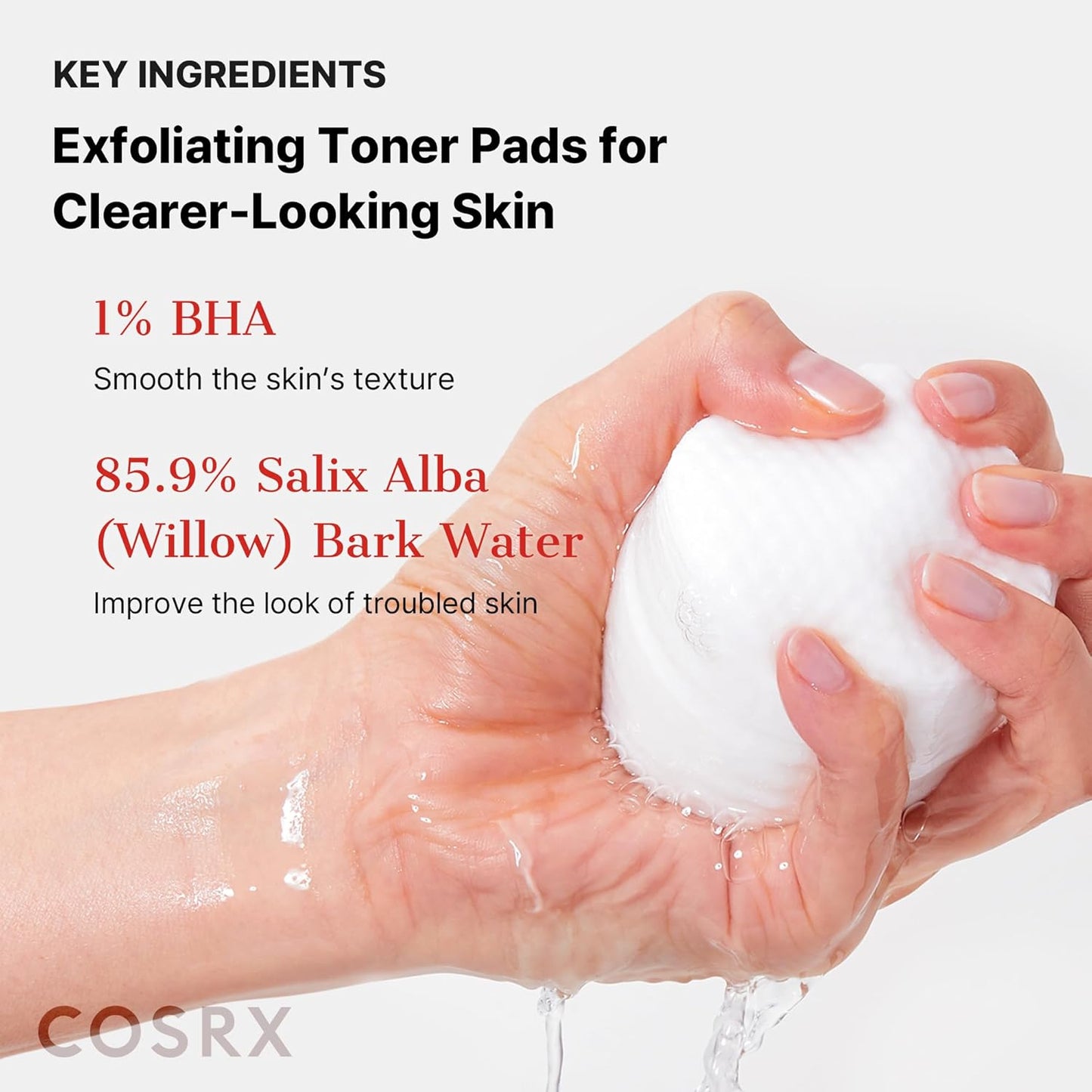 COSRX Original Clear Pad 70 pcs. – exfoliating and cleansing pads for problem skin (AHA/BHA)