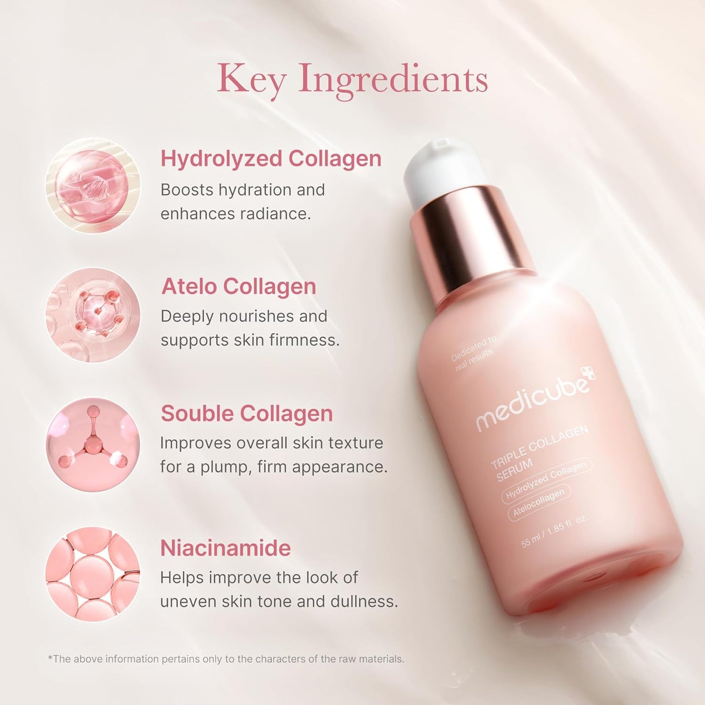 Medicube Triple Collagen Serum 4.0 55 ml – Korean serum with triple collagen for firm and hydrated skin