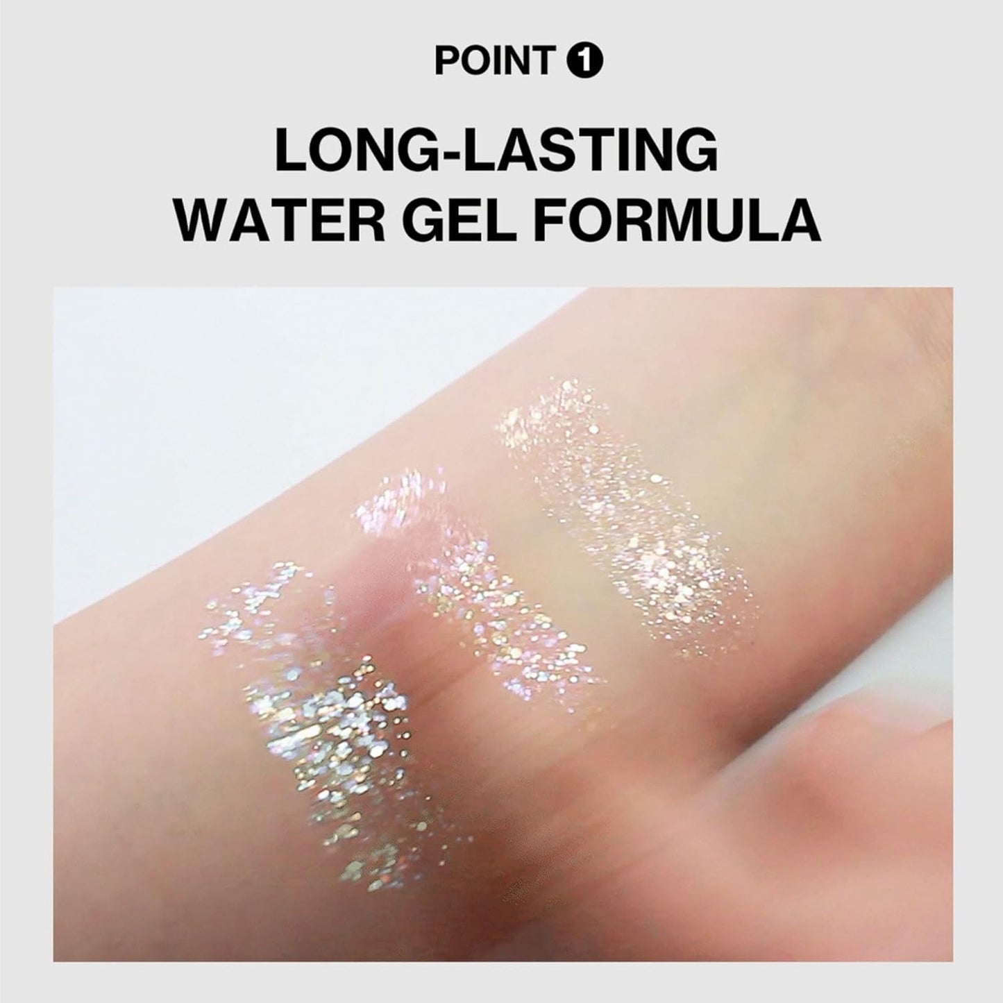 UNLEASHIA Get Loose Glitter Gel Mini No.7 Happy Baker – Korean glitter gel for eyes and face, long-lasting and vegan