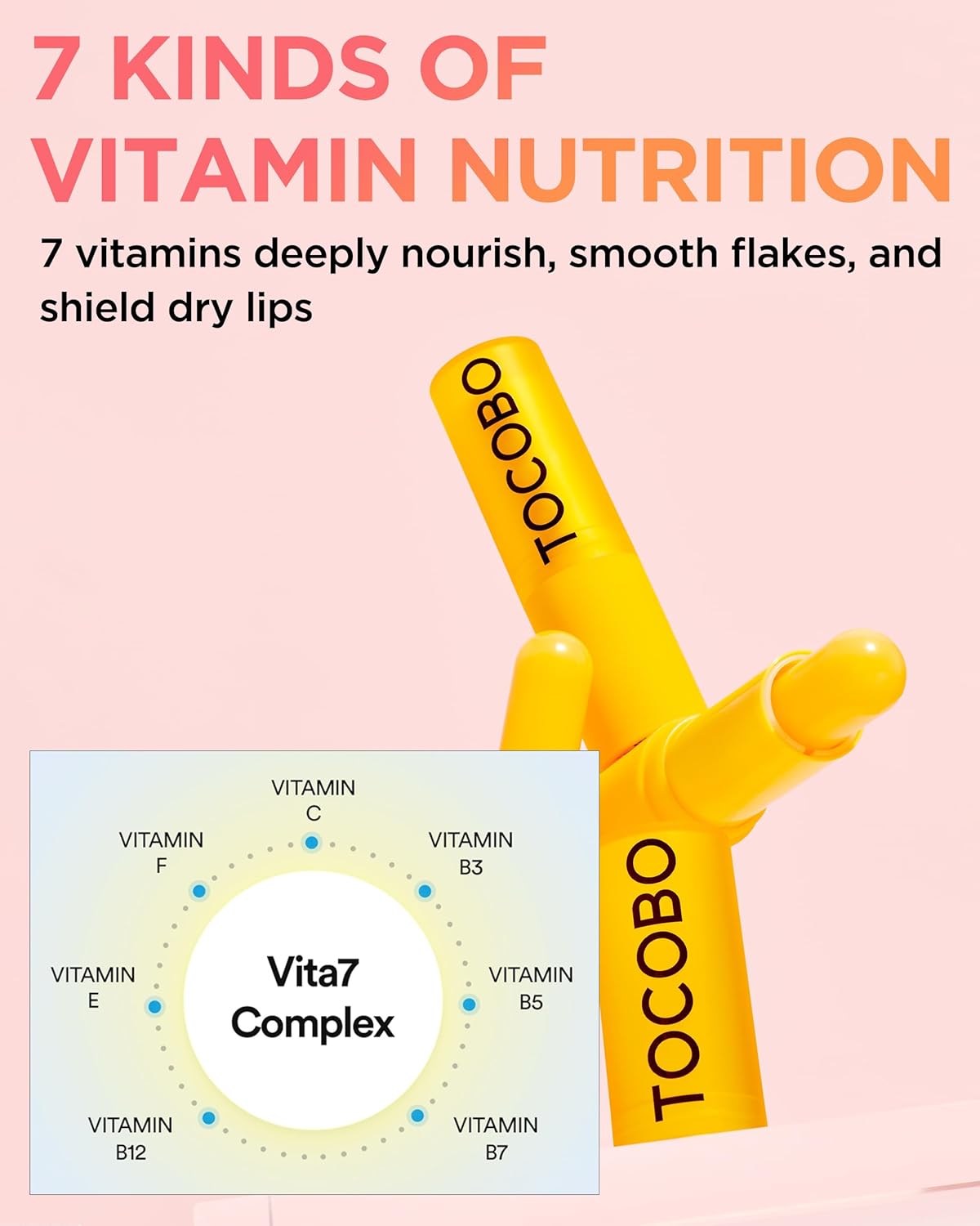 TOCOBO Vitamin Nourishing Lip Balm 19 g – vegan nourishing lip balm with vitamins.
