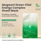 AXIS-Y 61% Mugwort Green Vital Energy Complex Sheet Mask – soothing and hydrating sheet mask