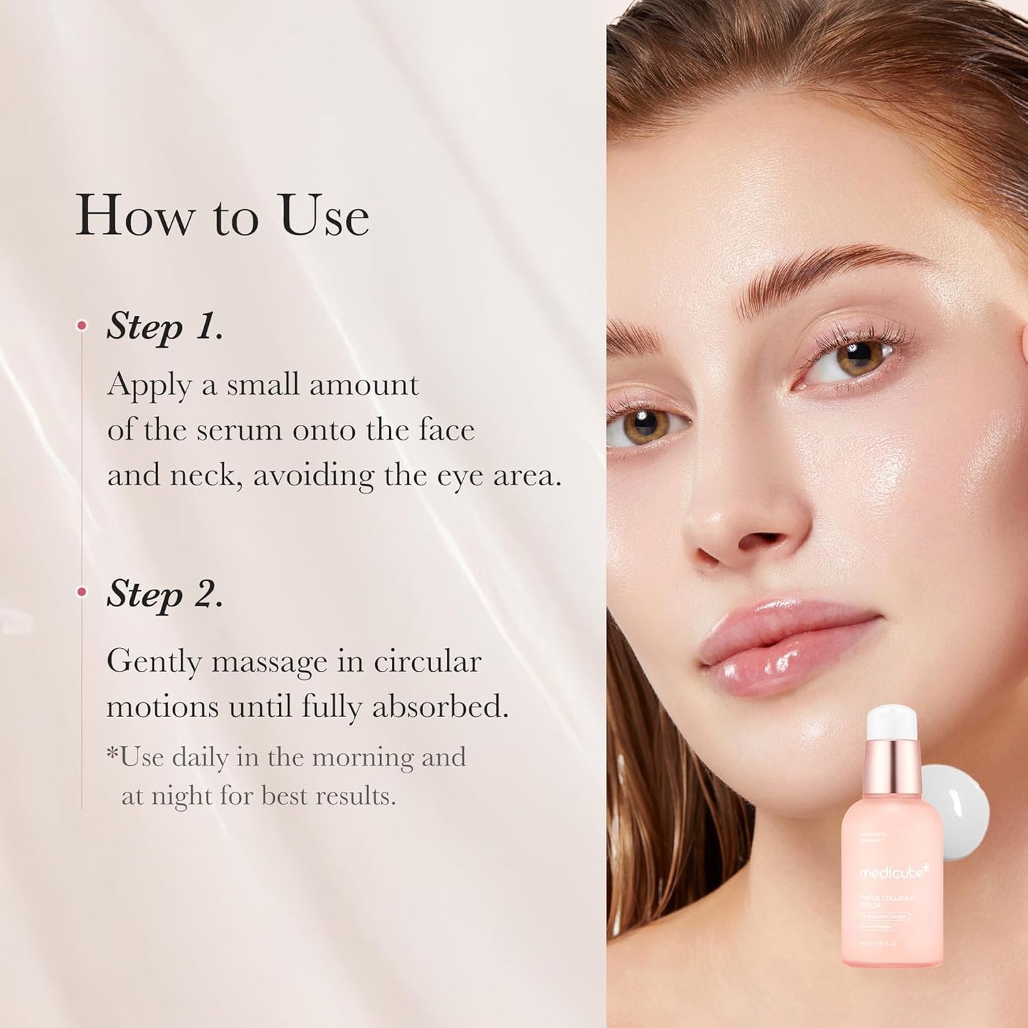 Medicube Triple Collagen Serum 4.0 55 ml – Korean serum with triple collagen for firm and hydrated skin