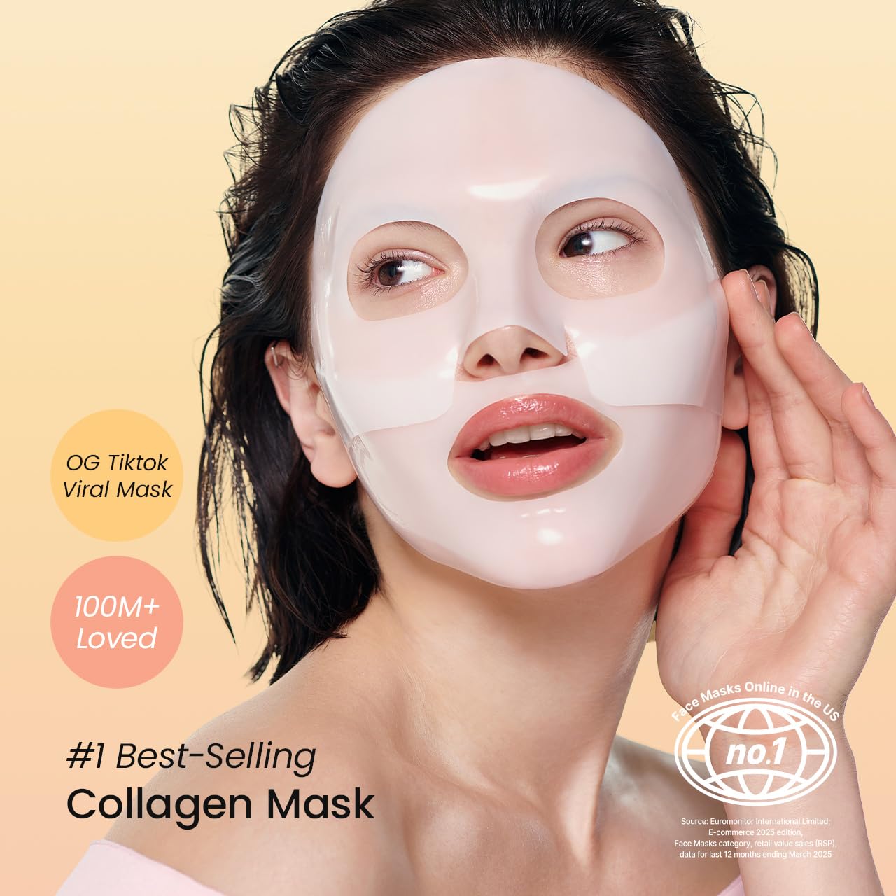 Biodance Bio Collagen Real Deep Mask 4pcs × 34 g – Korean deep nourishing collagen mask