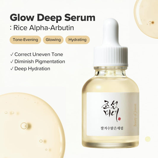 Beauty of Joseon Glow Deep Serum Rice + Alpha Arbutin 30 ml – lightening serum for age spots and an even complexion