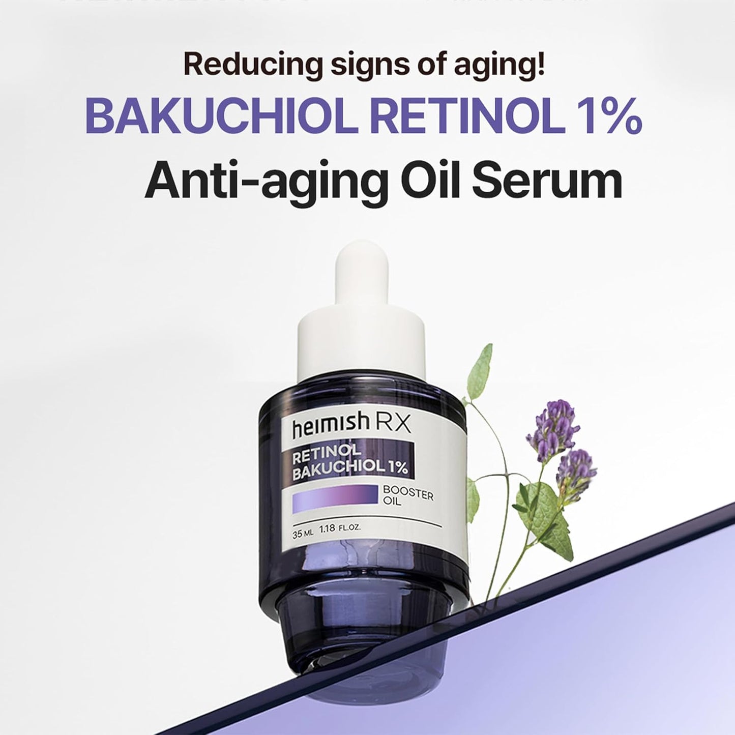 Heimish Rx Retinol Bakuchiol Booster Oil 35ml – Korean anti-aging booster oil with retinol and bakuchiol