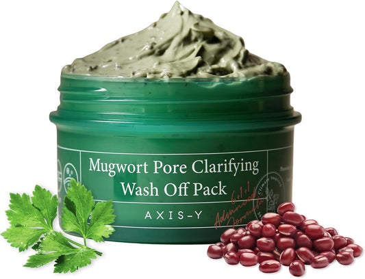Axis-Y Mugwort Pore Clarifying Wash Off Pack 100 ml – Korean detox mask with mugwort for clean and tight pores