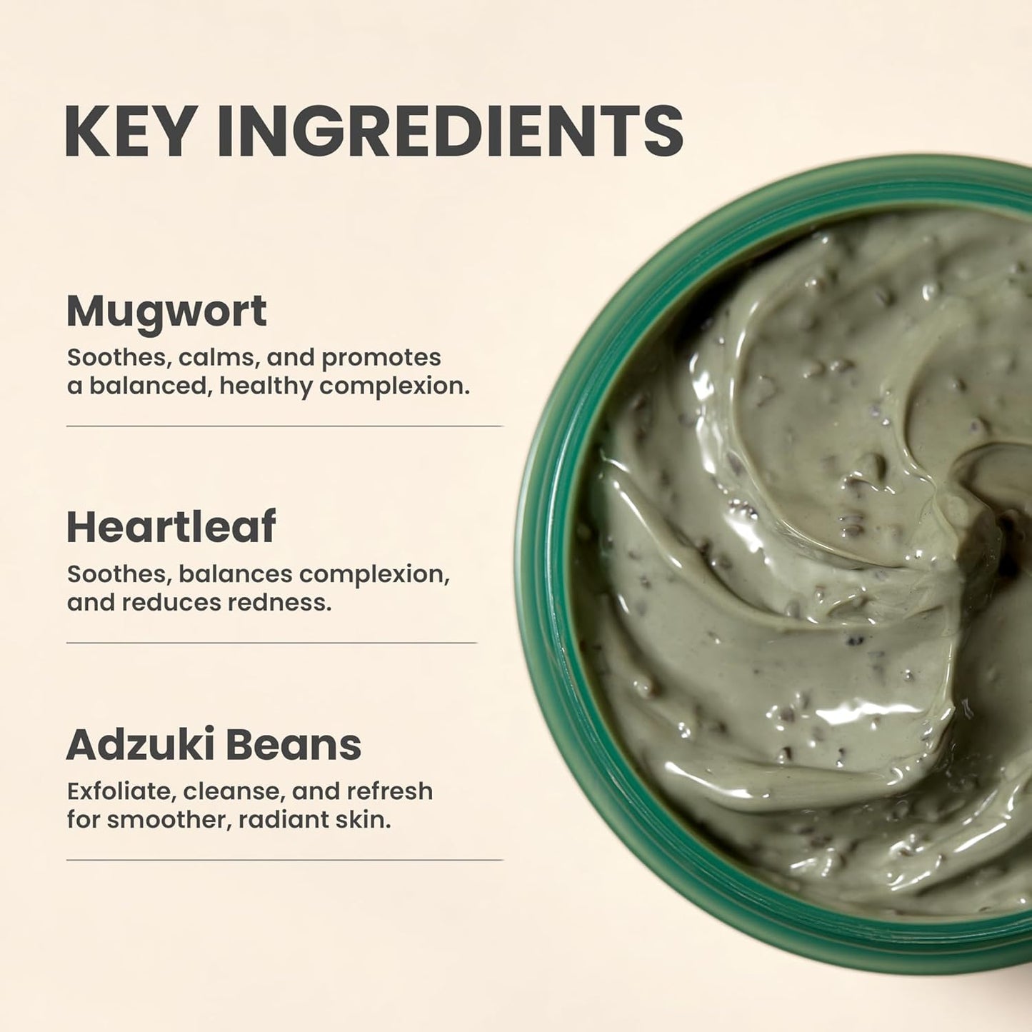 Axis-Y Mugwort Pore Clarifying Wash Off Pack 100 ml – Korean detox mask with mugwort for clean and tight pores