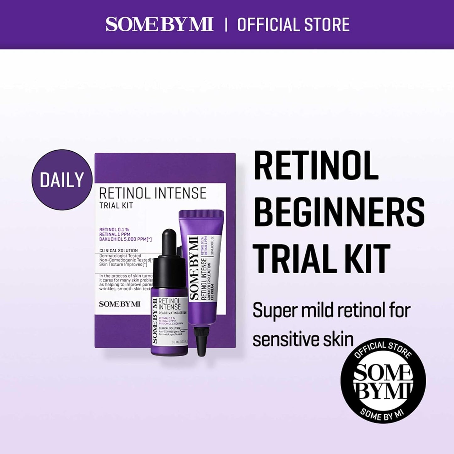 Some By Mi Retinol Intense Trial Kit – a mini retinol gift set for smoother and firmer skin