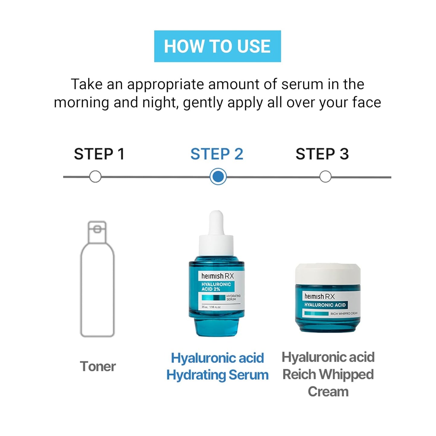 Heimish Rx Hyaluronic Acid Hydrating Serum 35ml – Korean hydrating facial serum