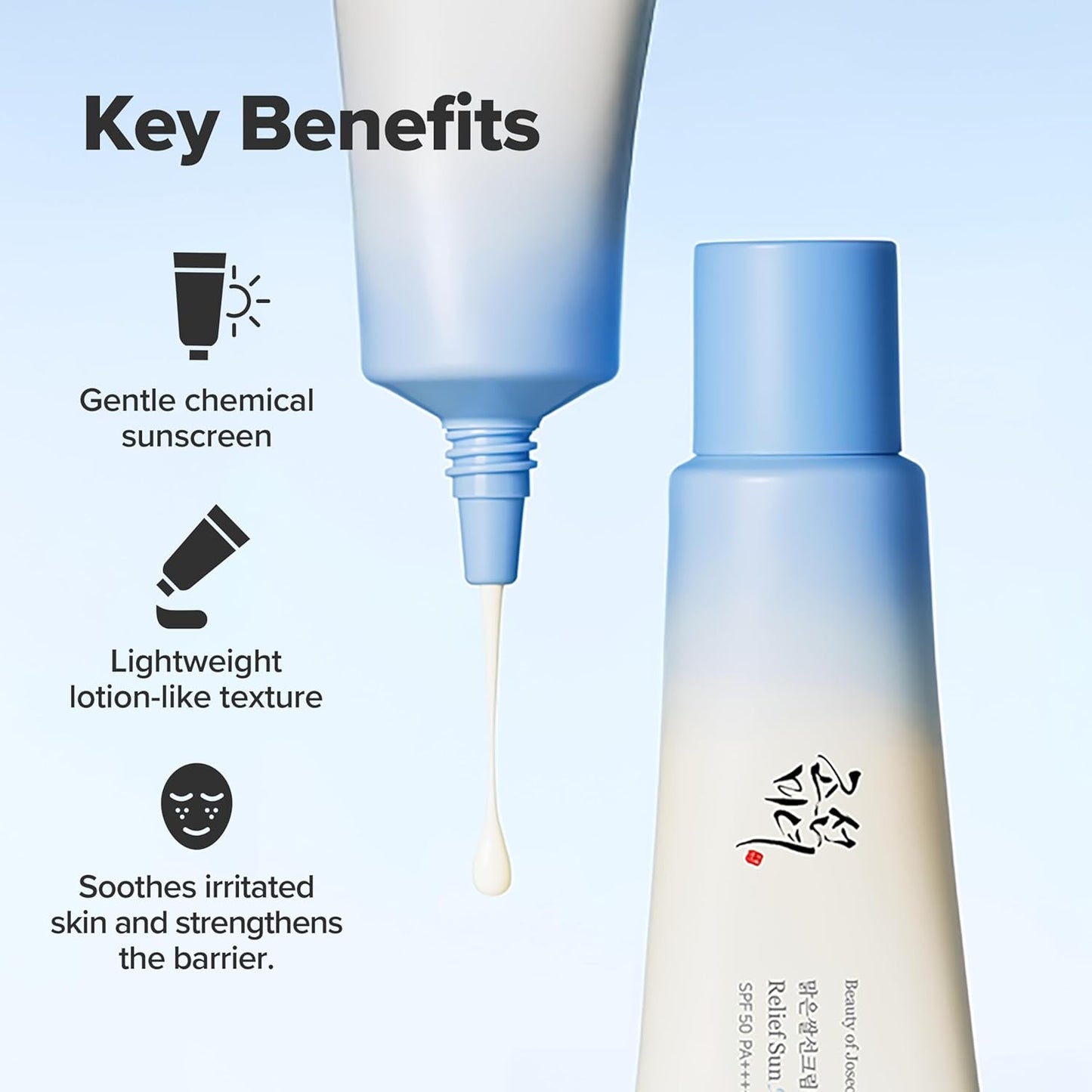 Beauty of Joseon Relief Sun Rice + Probiotics SPF50+ PA++++ 50 ml – Korean sunscreen with rice and probiotics